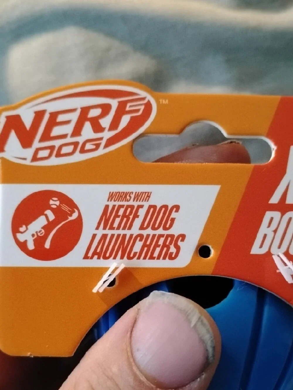 Nerf X-Tra Bounce Dog Balls - Red Orange Blue